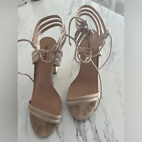 Call It Spring Lace-Up Heels - Picture 2 of 3